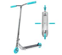 CORE SL3 - Monopattino completo professionale per qualsiasi età, scooter Pro per bambini, scooter per adulti, pronto da guidare, colore: cromo/foglia di tè