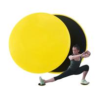 Core Sliders - Dischi per esercizi, scorrimento su entrambi i lati, 2 pezzi, pavimento liscio e resistente, nucleo fitness con design a doppio lato, dischi scorrevoli per allenamento di tappeto