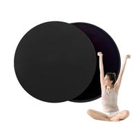 Core Sliders - Dischi per esercizi, scorrimento su entrambi i lati, 2 pezzi, pavimento liscio e resistente, nucleo fitness con design a doppio lato, dischi scorrevoli per allenamento di tappeto