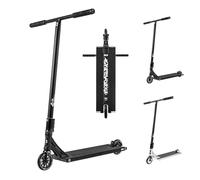 CORE ST3 Monopattino acrobatico completo, monopattino professionale per qualsiasi età - Pro Street Scooter per bambini e adulti - Ready to Ride Trick - nero