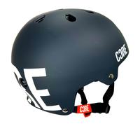 Core Street Stunt-Scooter Bmx Skate Inliner Trick Roller Casco Nero/Logo Bianco
