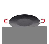 Corea BBQ Grill Pan - 592g di stufa da campeggio portatile, padella a piastra rotonda in alluminio, griglia barbecue coreana con manico in silicone | Padelle a piastra rotonda per interni per la grigl