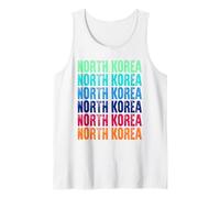 Corea del Nord Colorato Canotta