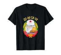 Corea del Nord - Comunista - Nazione forte e prospera Maglietta