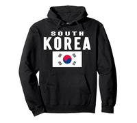 Corea del Sud Bandiera Cultura Coreana Grunge Estetica Urbana Felpa con Cappuccio