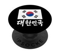 Corea del Sud Bandiera e Hangul Parola Calligrafia PopSockets PopGrip Adesivo