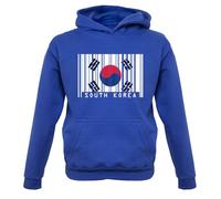 Corea Del Sud Codice a Barre Bandiera - Bambini Felpa/Maglione - Paese Love Live