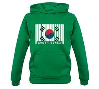 Corea Del Sud Codice a Barre Bandiera - Bambini Felpa/Maglione - Paese Love Live