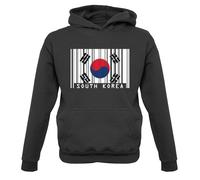 Corea Del Sud Codice a Barre Bandiera - Bambini Felpa/Maglione - Paese Love Live