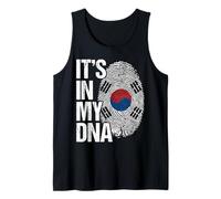 Corea del Sud è nel Mio Dna Fingerprint Heritage Canotta