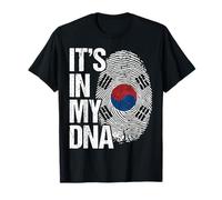 Corea del Sud è nel Mio Dna Fingerprint Heritage Maglietta