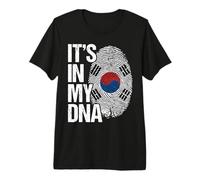 Corea del Sud è nel Mio Dna Fingerprint Heritage Maglietta Premium