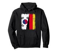 Corea del Sud Germania Mezza Bandiera Corea del Sud Patrimon Felpa con Cappuccio
