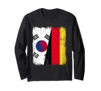 Corea del Sud Germania Mezza Bandiera Corea del Sud Patrimon Maglia a Manica