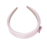 Corea del Sud INS rosa plissettato placcato luminoso Fascia a tesa larga da donna Accessori per capelli a pressione per capelli Fascia per capelli