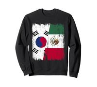 Corea del Sud Messico Mezza Bandiera Sud Corea del Messico Pat Felpa