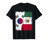 Corea del Sud Messico Mezza Bandiera Sud Corea del Messico Pat Maglietta
