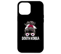 Corea del Sud Ragazza Disordinato Capelli Panino Orgoglioso Donne sudcoreane Custodia per iPhone 12 Pro Max