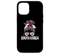 Corea del Sud Ragazza Disordinato Capelli Panino Orgoglioso Donne sudcoreane Custodia per iPhone 12/12 Pro