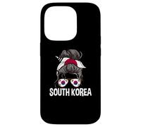 Corea del Sud Ragazza Disordinato Capelli Panino Orgoglioso Donne sudcoreane Custodia per iPhone 14 Pro