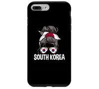 Corea del Sud Ragazza Disordinato Capelli Panino Orgoglioso Donne sudcoreane Custodia per iPhone 7 Plus/8 Plus