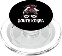 Corea del Sud Ragazza Disordinato Capelli Panino Orgoglioso Donne sudcoreane PopSockets PopGrip per MagSafe