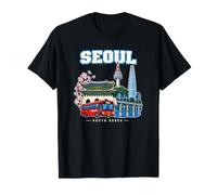 Corea del Sud Souvenir Corea Coreana Seoul Viaggio Promemoria Uomini Donne Maglietta