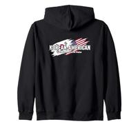 Corea del Sud Stati Uniti Bandiera Pride Heritage Fans Felpa con Cappuccio