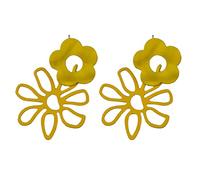 Corea Moda Dolce Semplice Dolce Colore Orecchini Geometrico Stallone Orecchino Festa Romantico Gioielli Regalo Per Le Donne Fiori Per Le Ragazze Pendenti Margherita Colorato Stalloni, Taglia unica