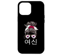 Coreano Dea Ragazza Disordinato Capelli Panino Divertente Corea Del Sud Donne Custodia per iPhone 12 Pro Max