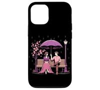 Coreano Dramma Coppia Rosa Cherry Blossom Scena Kdrama Amante Custodia per iPhone 12/12 Pro