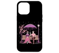 Coreano Dramma Coppia Rosa Cherry Blossom Scena Kdrama Amante Custodia per iPhone 12 Pro Max