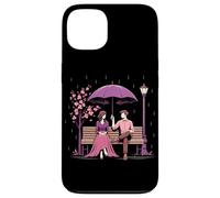 Coreano Dramma Coppia Rosa Cherry Blossom Scena Kdrama Amante Custodia per iPhone 13