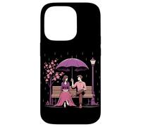 Coreano Dramma Coppia Rosa Cherry Blossom Scena Kdrama Amante Custodia per iPhone 14 Pro