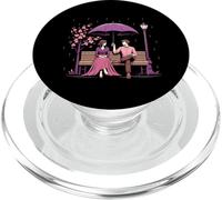 Coreano Dramma Coppia Rosa Cherry Blossom Scena Kdrama Amante PopSockets PopGrip per MagSafe