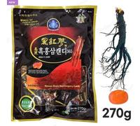 Coreano Nero Rosso Ginseng 365 Caramelle 270g Nutriente Snack Integratore Ene...