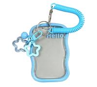 Coreano Popolare Musica Photocard Holder Portachiavi Identità Badge Holder Portachiavi Studente Bus Card Ciondolo Portachiavi Scuola Titolare Protector