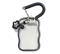 Coreano Popolare Musica Photocard Holder Portachiavi Identità Badge Holder Portachiavi Studente Bus Card Ciondolo Portachiavi Scuola Titolare Protector