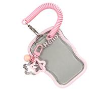 Coreano Popolare Musica Photocard Holder Portachiavi Identità Badge Holder Portachiavi Studente Bus Card Ciondolo Portachiavi Scuola Titolare Protector