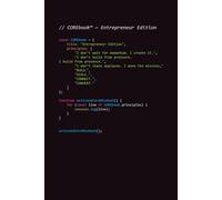 COREbook Entrepreneur Edition: Your Daily Notebook for Clarity, Momentum, and Mission-Driven Growth, Perfect Gift for Entrepreneurs