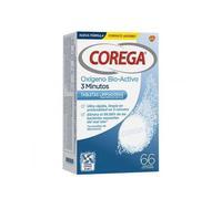 Corega 3 minuti Active Oxygen 60 unità - Adesivo per protesi dentarie