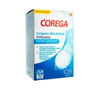 Corega Bio-Active Oxygen 108 unità - Adesivo protesi dentaria