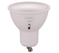 Corel Italy 3L80 Lampada dicroica a LED GU10 SMD CCT 7w 45w 100° K3000-4000-6000 selezionabile IP20