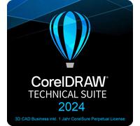 CorelDRAW Technical Suite 2024 3D CAD Business incl. 1 Year CorelSure Perpetual License ab 251 User 1 Anno
