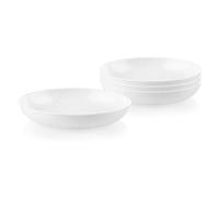 Corelle Ciotole bianche Versa per pasta, confezione da 4, 850,5 g, prodotte negli Stati Uniti, facili da pulire, leggere, resistenti a scheggiature e crepe, lavabili in lavastoviglie e adatte al