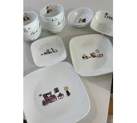 Corelle Snoopyder Home 16P Korean Square Set per 4 persone / Express / originale