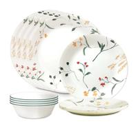 Corelle Vitrelle Signature Wildflower Scatter - Servizio da tavola da 12 pezzi