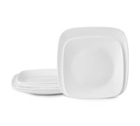 Corelle® Vivid White - Set di piatti per insalata e piano, confezione da 8