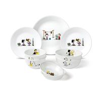 CORELLE x Peanuts Edition Snoopy The Home Coppia 9P Set Piatto Ciotola