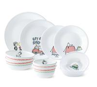 CORELLE x PEANUTS Snoopy Camping Servizio da Pranzo per Brunch per 2 Persone ...